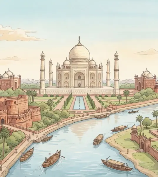 Agra illustration