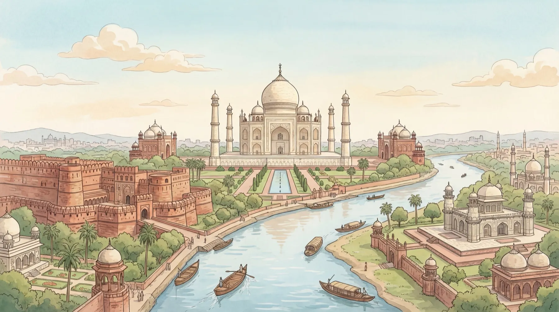 Agra illustration