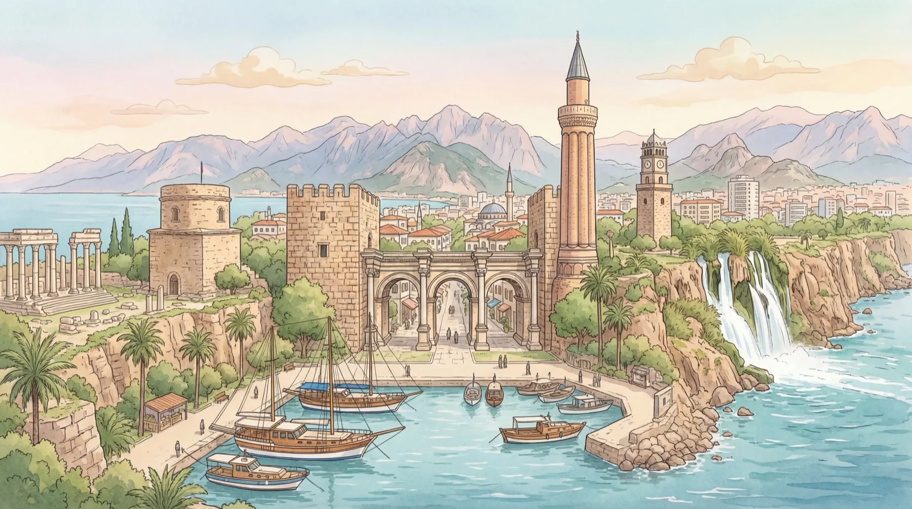 Antalya illustration