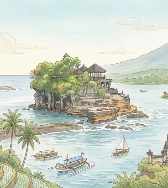 Bali illustration