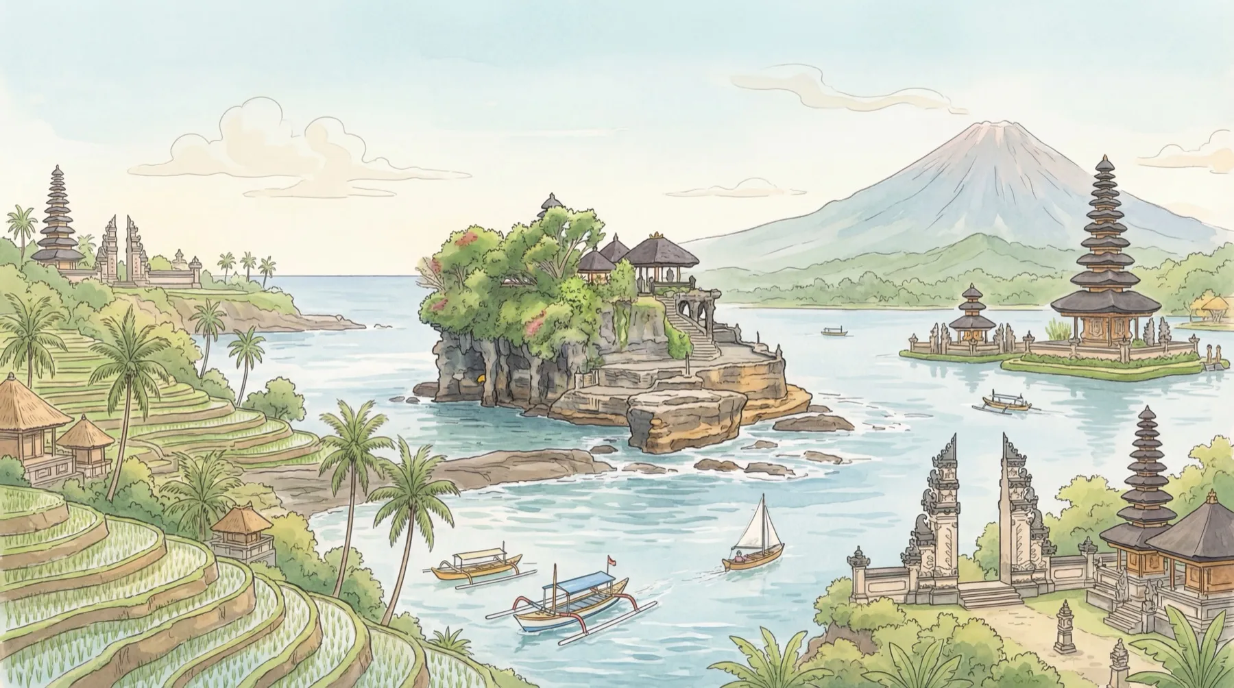 Bali illustration