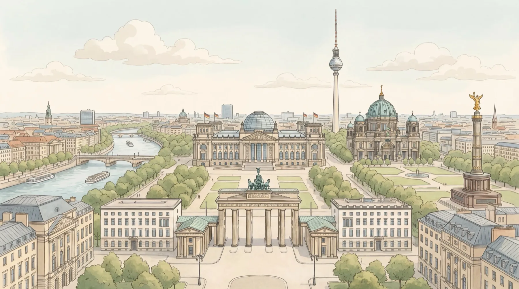 Berlin illustration