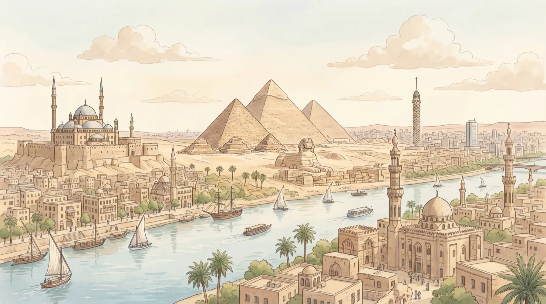 Cairo illustration