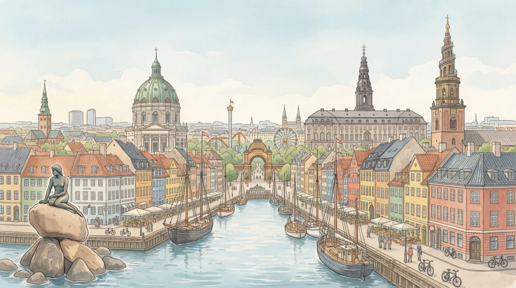Copenhagen illustration