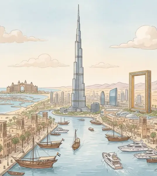 Dubai illustration