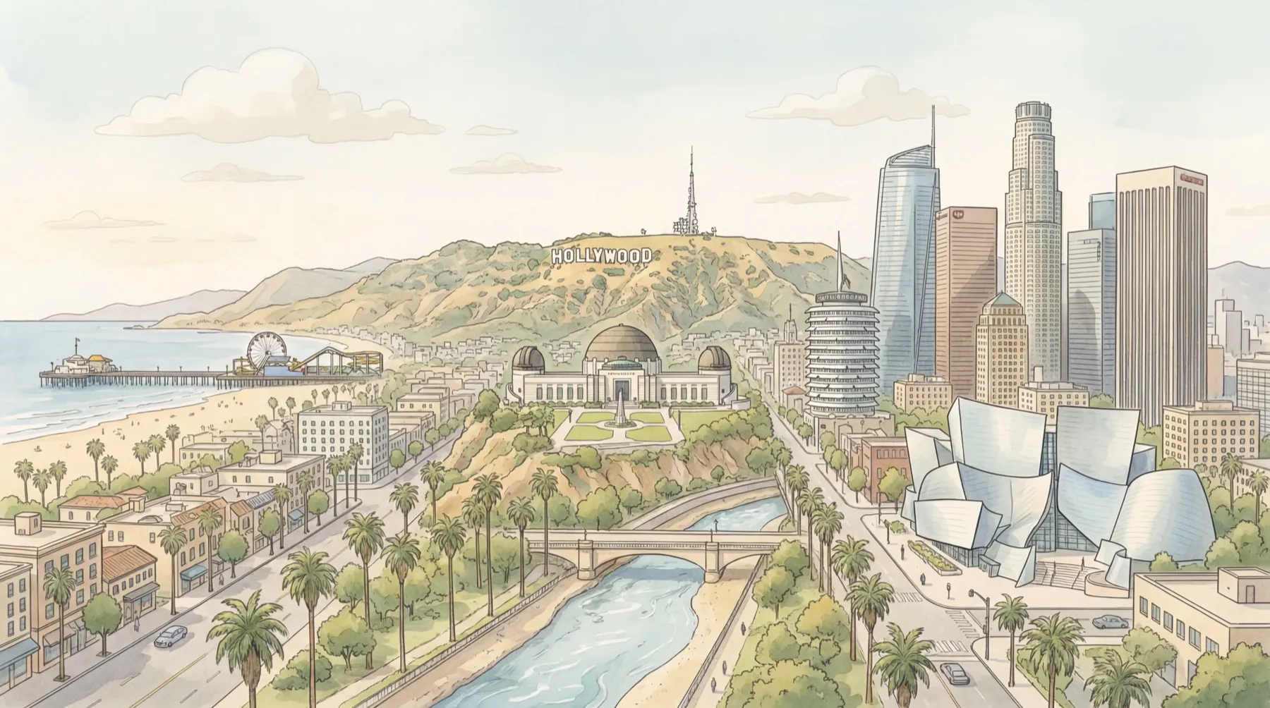 Los Angeles illustration