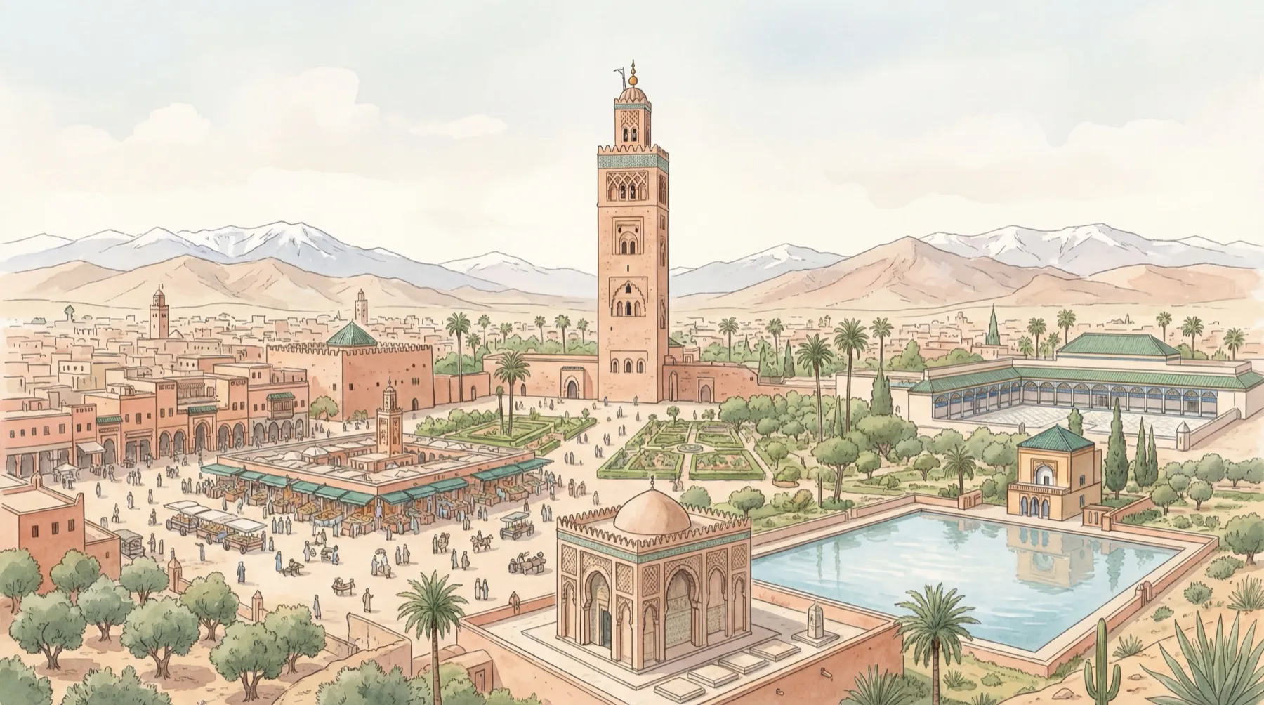 Marrakech illustration