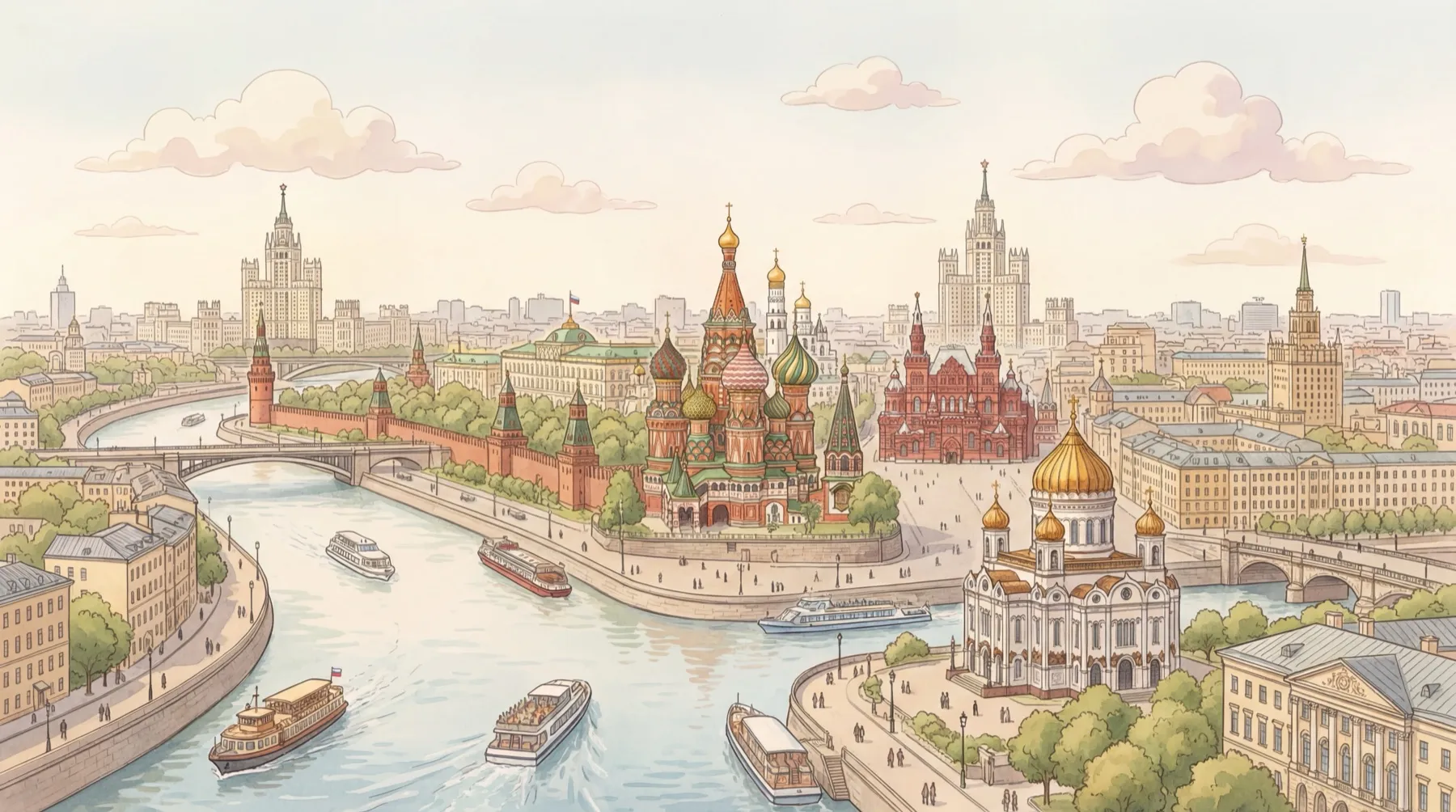 Moscow illustration