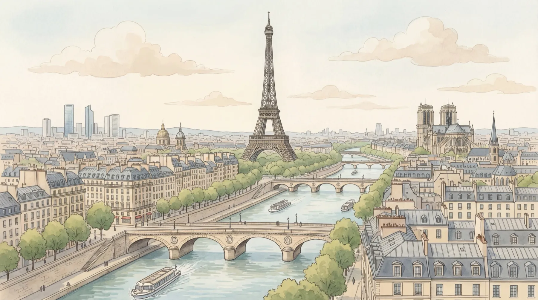 Paris illustration