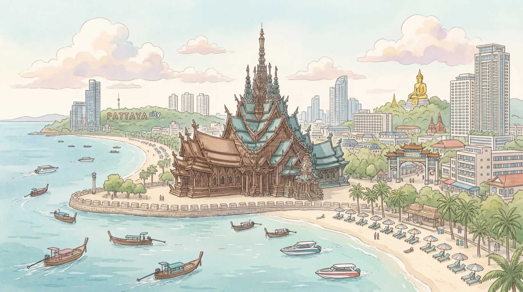 Pattaya illustration