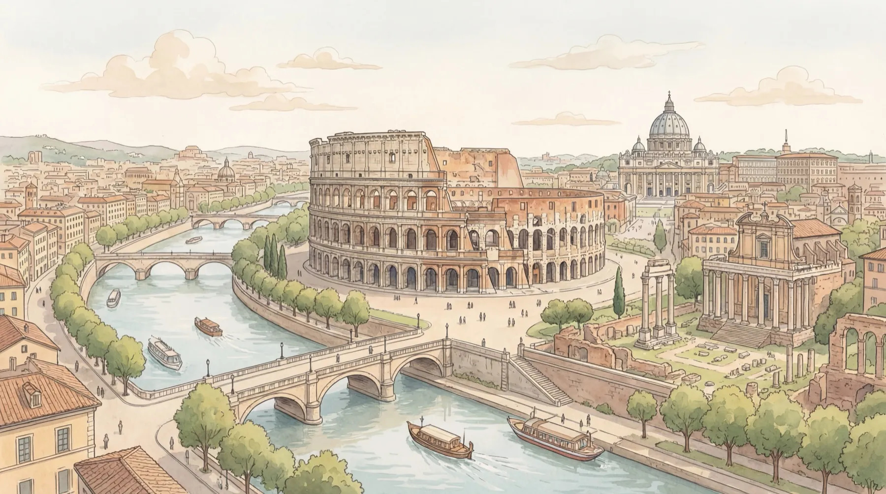 Rome illustration