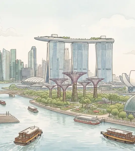 Singapore illustration