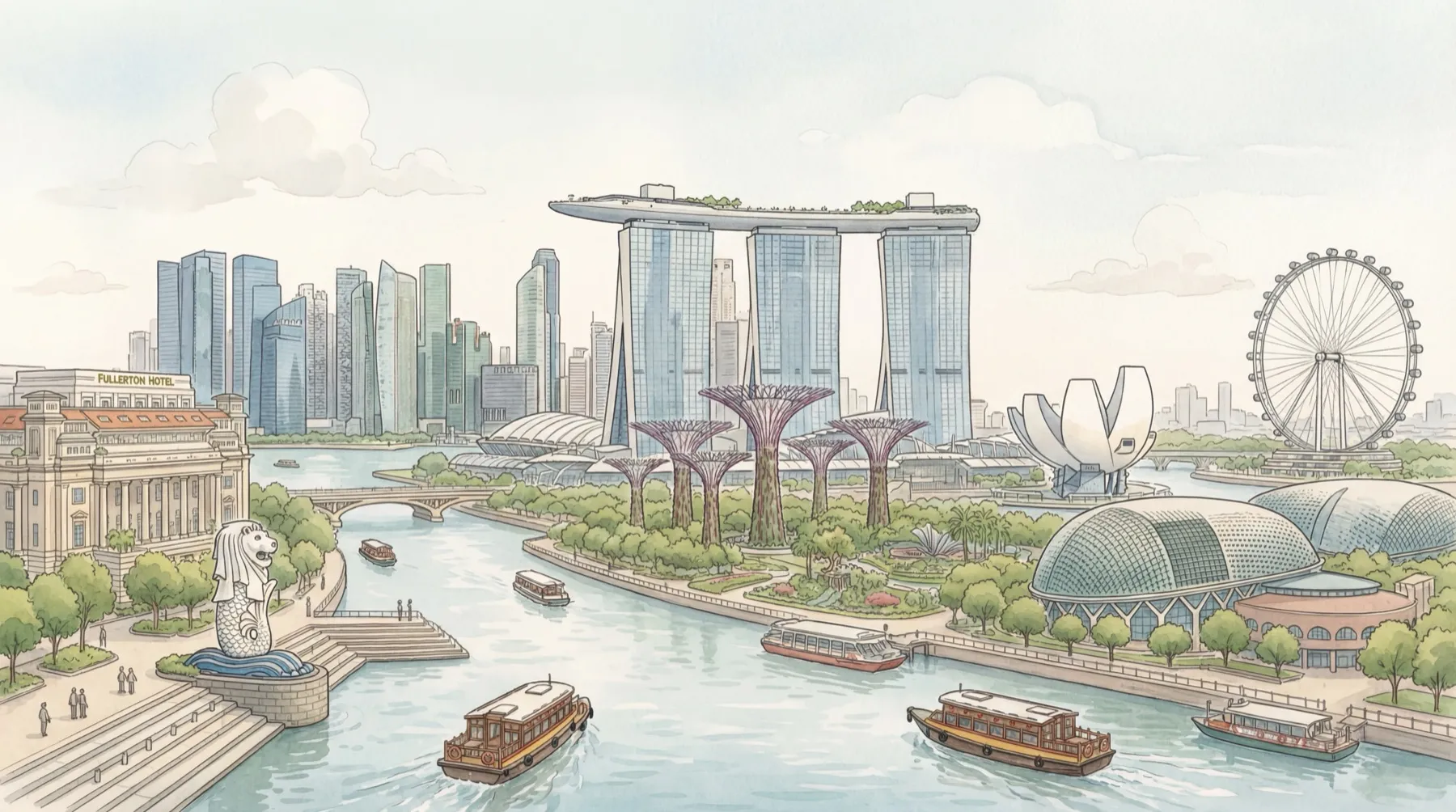 Singapore illustration