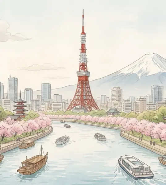 Tokyo illustration