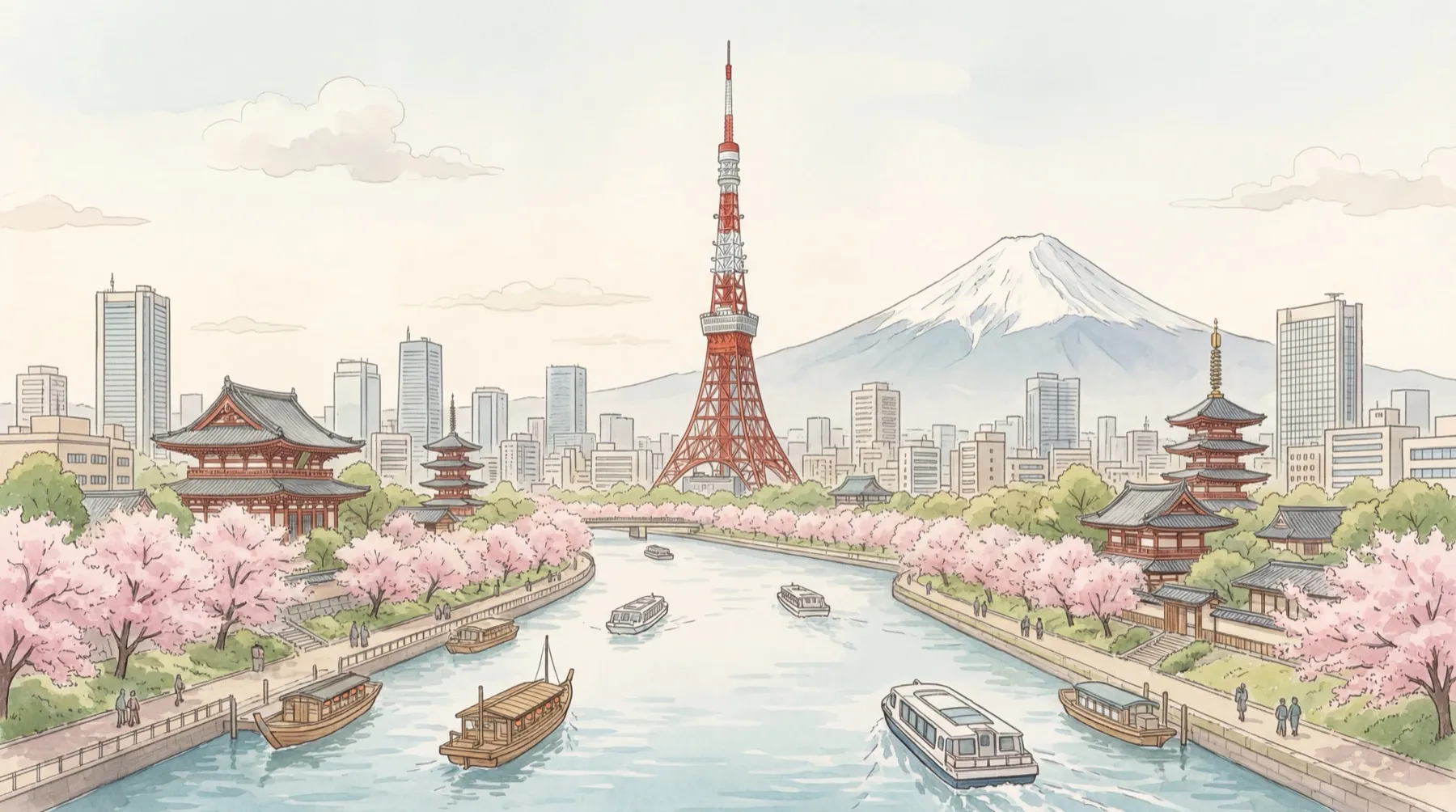 Tokyo illustration