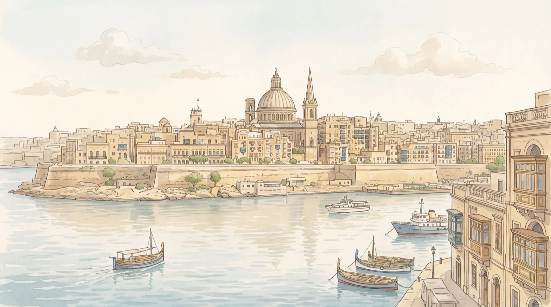 Valletta illustration